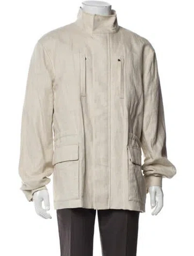 Pre-owned James Perse Jacket In Neutral