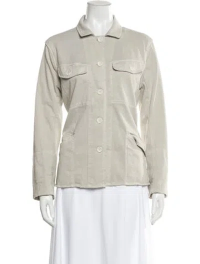 Pre-owned James Perse Jacket In Neutral