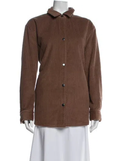Pre-owned James Perse Jacket W/ Tags In Brown