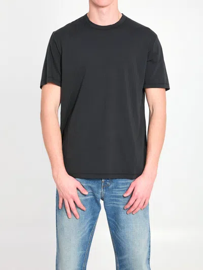James Perse Japanese Cotton T-shirt In Black