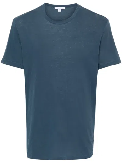 James Perse Jersey Cotton T-shirt In Black