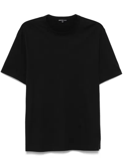James Perse T-shirt Mit Rundhalsausschnitt In Schwarz