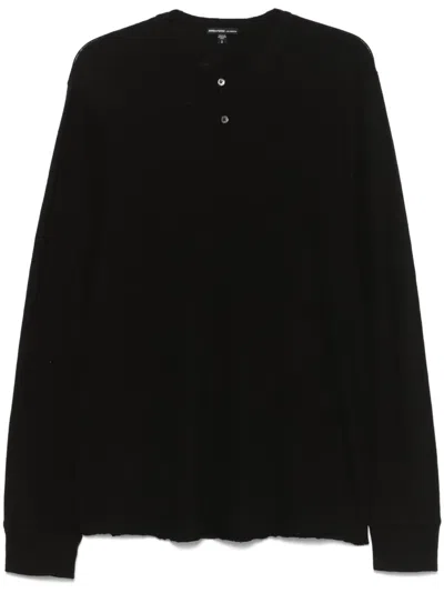 JAMES PERSE JERSEY HENLEY T-SHIRT