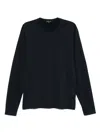 James Perse Jersey Long-sleeves T-shirt In Blue