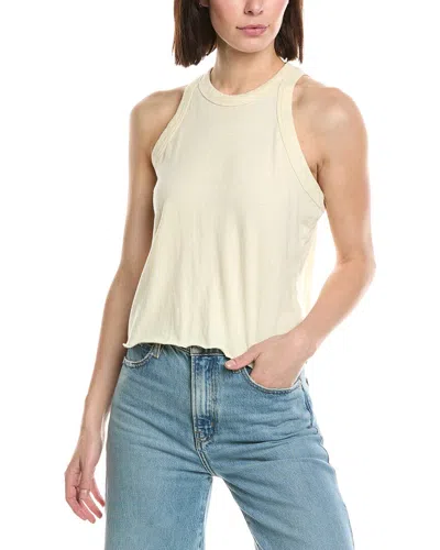 James Perse Jersey Muscle Tank In Neutral