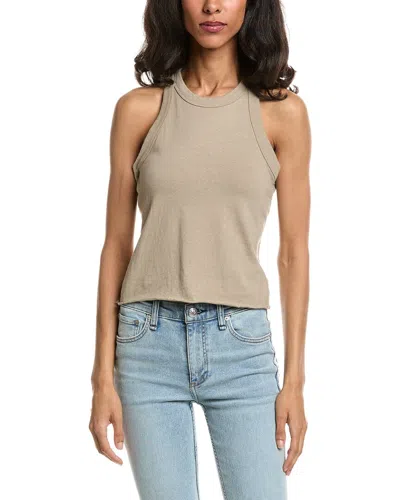 James Perse Jersey Muscle Tank Top In Brown