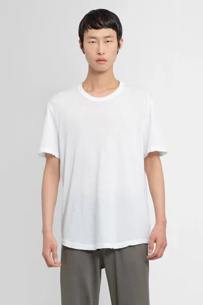 James Perse Jersey Short Sleeves T-shirt In White