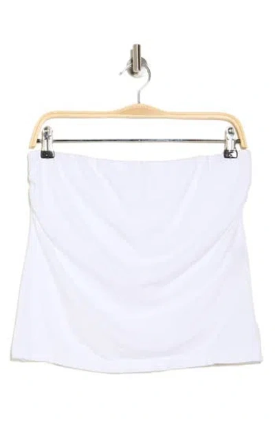 James Perse Jersey Strapless Top In White