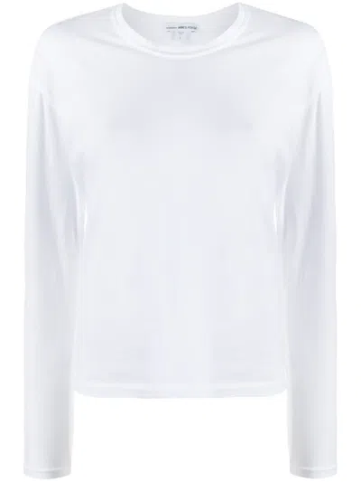 James Perse Boxy Light Cotton Jersey T-shirt In White