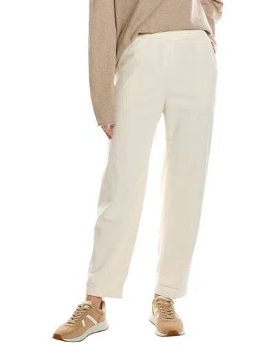 James Perse Jumbo Corduroy Relaxed Pant In White