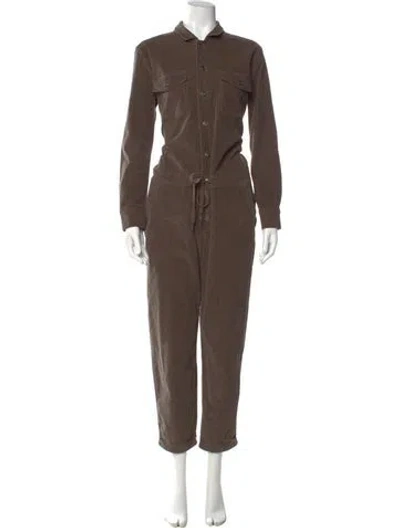 Pre-owned James Perse Jumpsuit In Brown