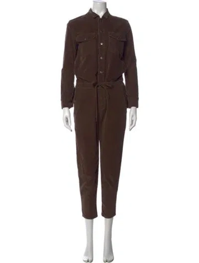 Pre-owned James Perse Jumpsuit In Brown