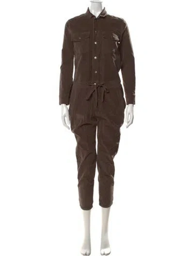 Pre-owned James Perse Jumpsuit In Brown