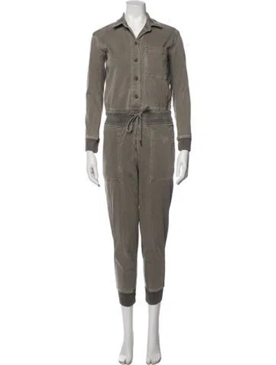 Pre-owned James Perse Jumpsuit In Brown
