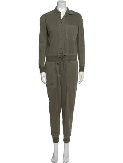 Pre-owned James Perse Jumpsuit In Green