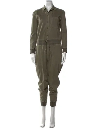 Pre-owned James Perse Jumpsuit In Green