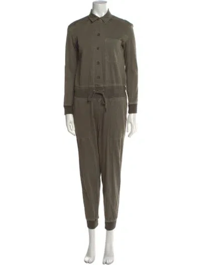 Pre-owned James Perse Jumpsuit In Green