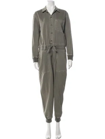 Pre-owned James Perse Jumpsuit In Green