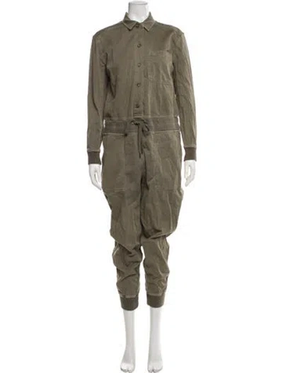 Pre-owned James Perse Jumpsuit In Green