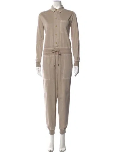 Pre-owned James Perse Jumpsuit In Neutrals