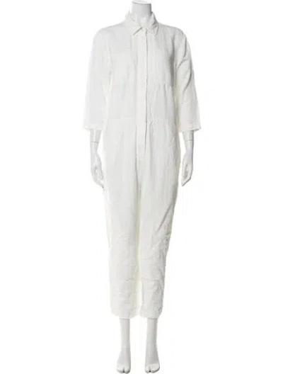 Pre-owned James Perse Jumpsuit In White