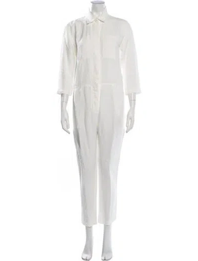 Pre-owned James Perse Jumpsuit In White