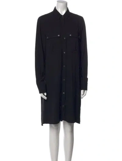 Pre-owned James Perse Knee-length Dress In Black