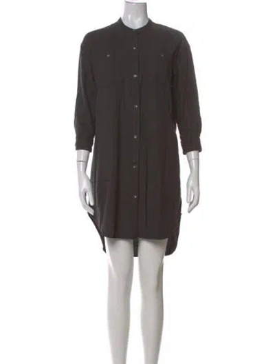 Pre-owned James Perse Knee-length Dress In Gray