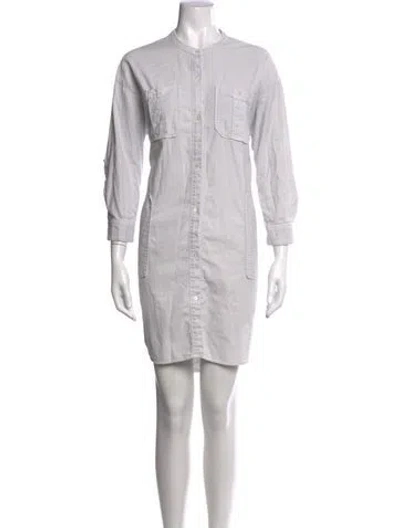 Pre-owned James Perse Knee-length Dress In Gray