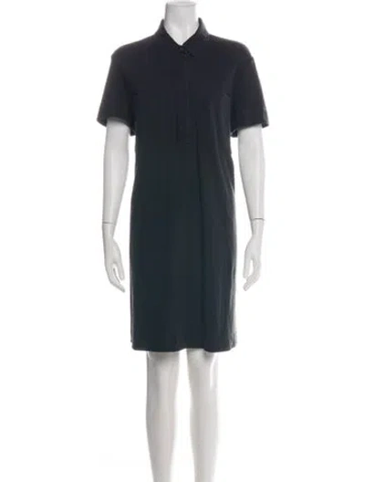 Pre-owned James Perse Knee-length Dress In Green