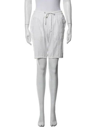 Pre-owned James Perse Knee-length Shorts In White