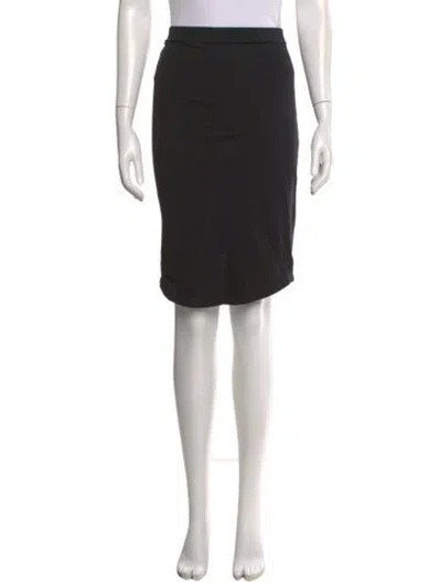 Pre-owned James Perse Knee-length Skirt In Black