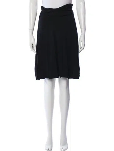 Pre-owned James Perse Knee-length Skirt In Black