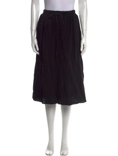 Pre-owned James Perse Knee-length Skirt In Black