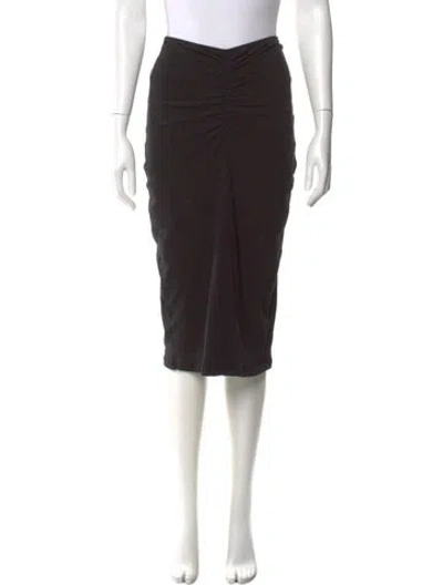 Pre-owned James Perse Knee-length Skirt In Black