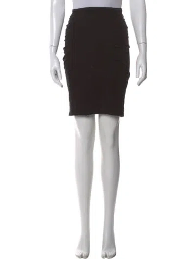 Pre-owned James Perse Knee-length Skirt In Black