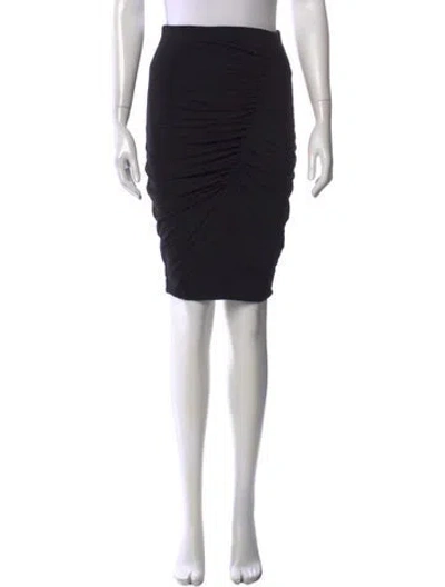 Pre-owned James Perse Knee-length Skirt In Black