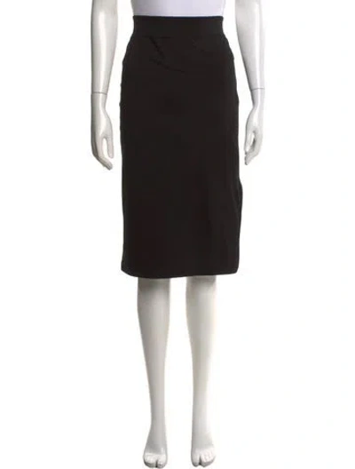 Pre-owned James Perse Knee-length Skirt In Black