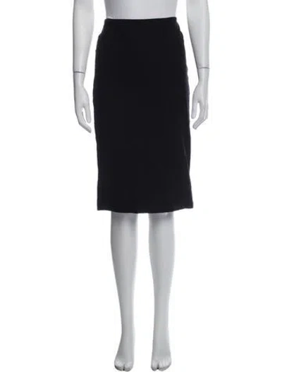 Pre-owned James Perse Knee-length Skirt In Black