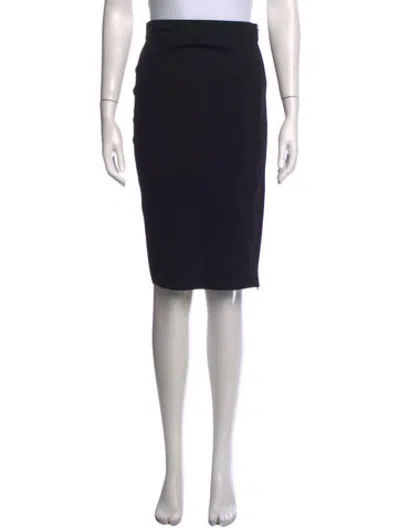 Pre-owned James Perse Knee-length Skirt In Black