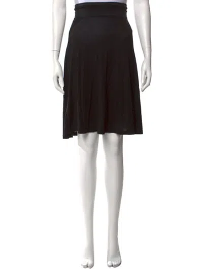 Pre-owned James Perse Knee-length Skirt In Black