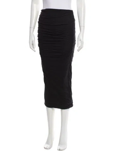 Pre-owned James Perse Knee-length Skirt In Brown
