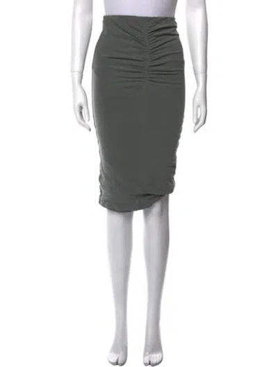Pre-owned James Perse Knee-length Skirt In Gray