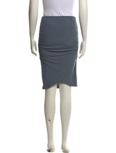 Pre-owned James Perse Knee-length Skirt In Gray