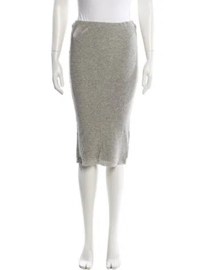 Pre-owned James Perse Knee-length Skirt In Gray