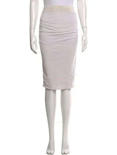 Pre-owned James Perse Knee-length Skirt In Neutral
