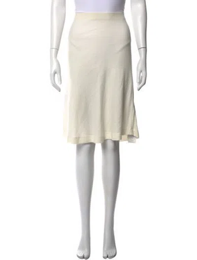 Pre-owned James Perse Knee-length Skirt In Neutrals