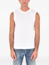 James Perse La Muscle Tank Top In White