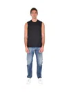 James Perse La Muscle Top In Black