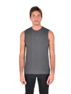 James Perse La Muscle Tank Top In Gray